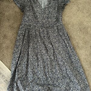 Christy Dawn Blue Floral Maxi Dress